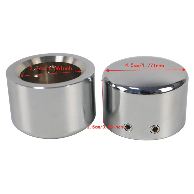 Front Axle Cap Nut Cover Bolt For Harley Sportster Softail Touring Dyna Fatboy A