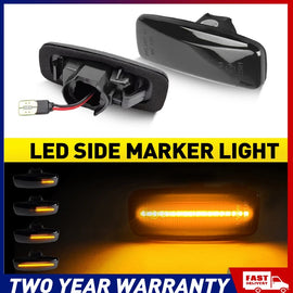 Fits Nissan Bluebird Sunny 03-06 Dynamic Amber LED Side Light Marker Indicator.