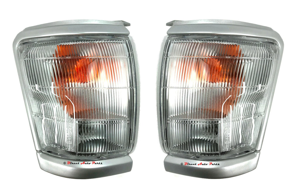 *NEW* INDICATOR LIGHT CORNER LAMP (GREY) SUIT TOYOTA HILUX 2WD 1997 - 2001 PAIR