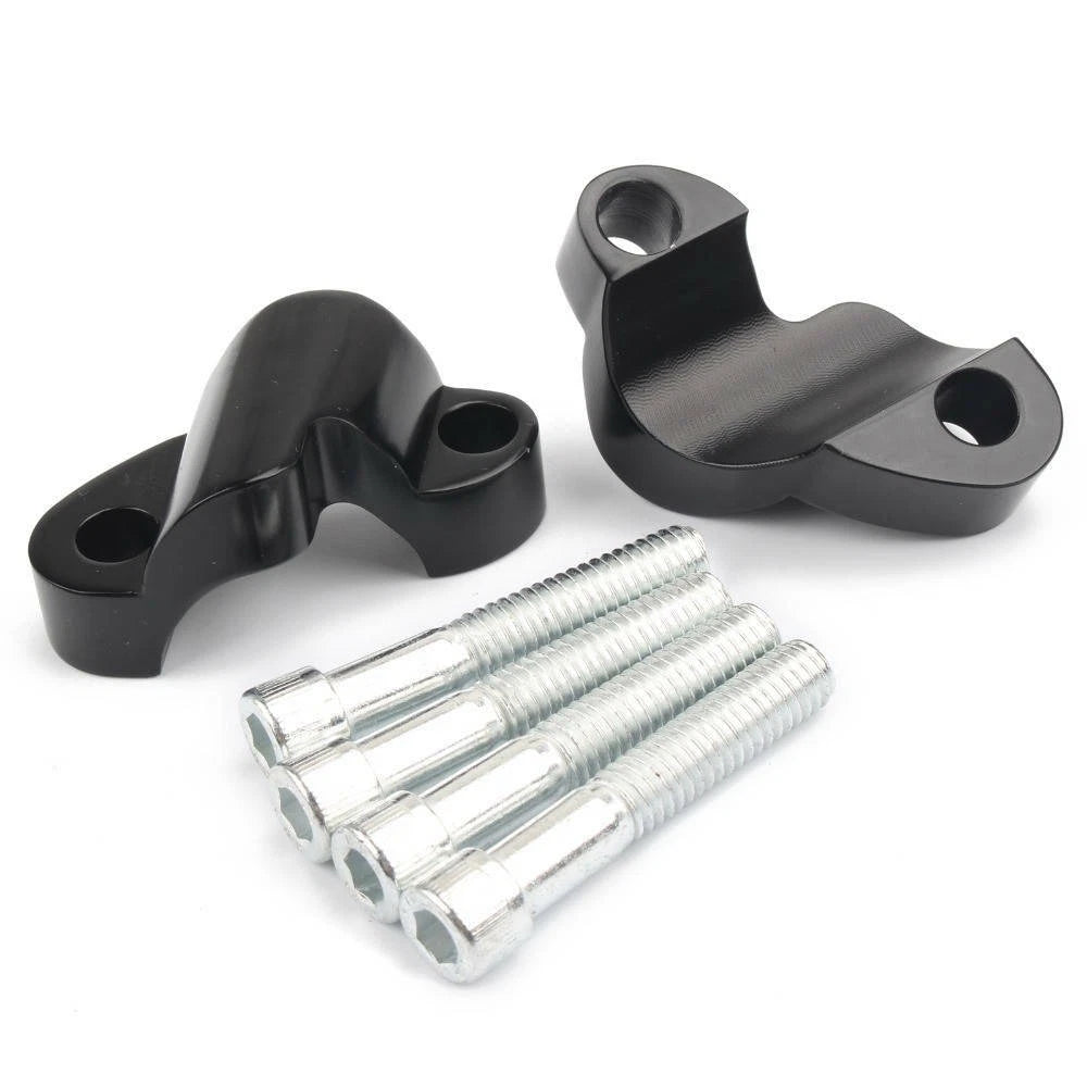 Black Handlebar Riser Extensions Fit for Harley Sportster XL1200X 48 10-18 ST