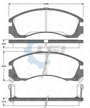 Load image into Gallery viewer, Front Bendix Brake Pads and Rotors for Mitsubishi PAJERO NH NJ NK 91-97