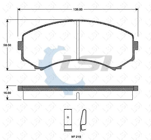 Front Brake Pads and Disc Rotors SET for Mitsubishi PAJERO NM NP 00-07
