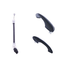 Load image into Gallery viewer, 4pcs Rear LH+RH Black Outer Door Handle &amp; Carrier Cable for BMW X5 E53 00-07