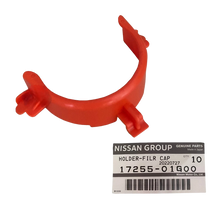 Load image into Gallery viewer, Genuine Nissan Patrol GQ Y60 GU Y61 Navara D22 S13 S14 fuel filler cap holder