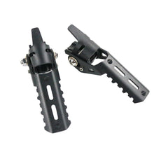 Load image into Gallery viewer, 22mm Stainless Steel Foldable Highway Foot Pegs Black for BMW R1200GS LC 2013-17