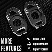 Load image into Gallery viewer, For Surron Ultra Bee 2023+ CNC Aluminum 2x Axle Block Chain Adjuster Bolts Black