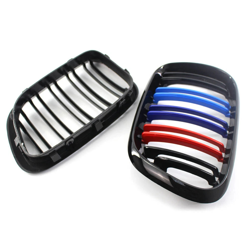 Gloss Black M Color Front Kidney Grill Grille For BMW X5 E53 2000-2003 2001 2002