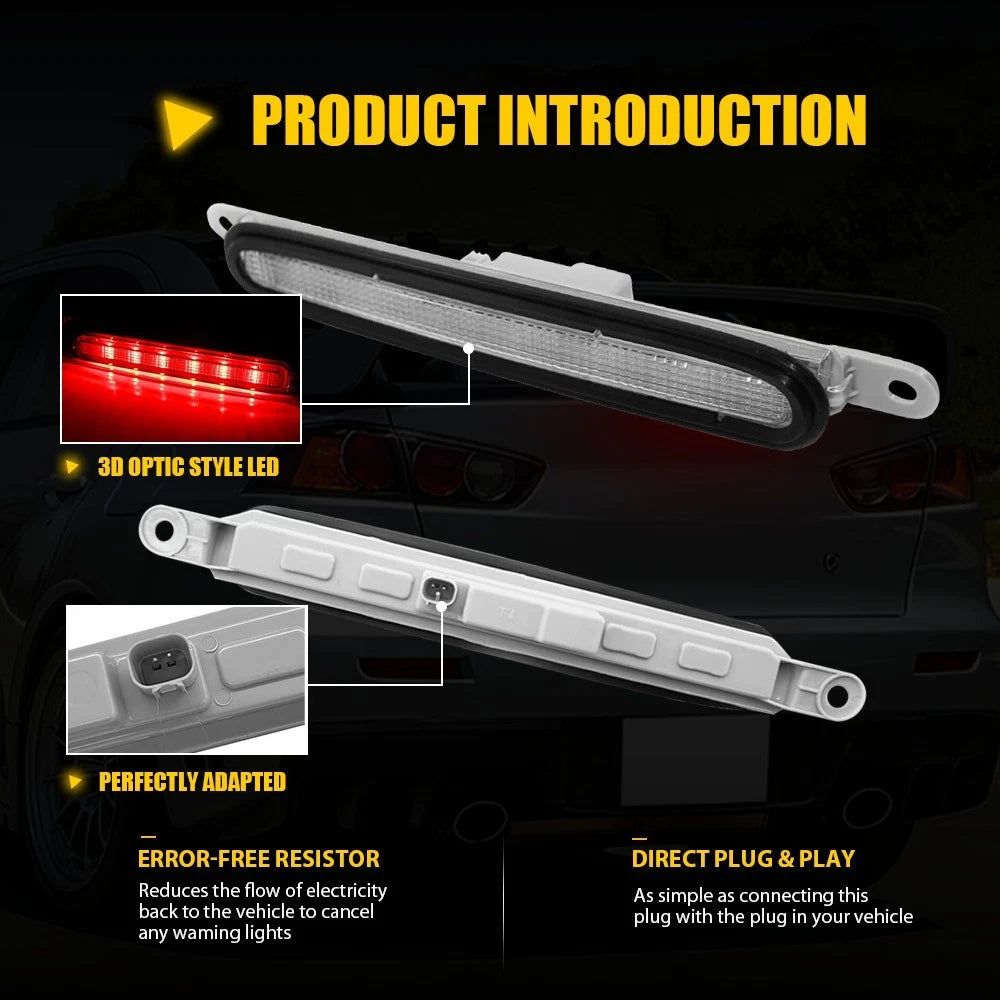 LED Rear Tail 3rd Light Brake Lamp 8334A014 For Mitsubishi Lancer EVO CJ 08-16