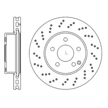 Load image into Gallery viewer, Front Rear Brake Pad with Sensors and Disc Rotor for MB C-Class Front X-Drilled