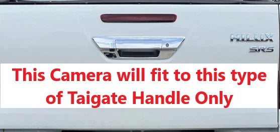 Tailgate Backup Reverse Camera With 6 Pins OE Plug for Toyota Hilux May 2015-On