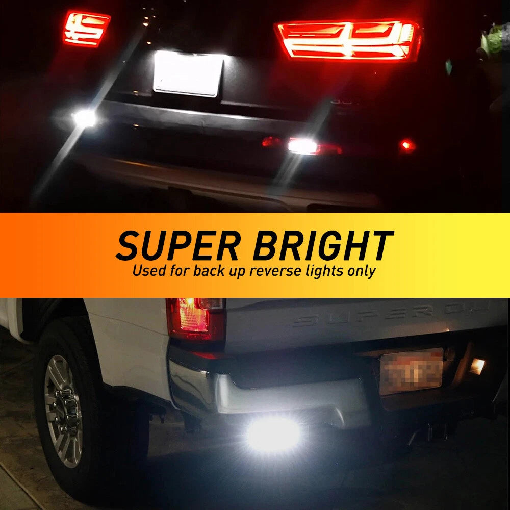 2X AUXITO T15 921 912 W16W White 6500K 34SMD LED BackUp Reverse Light Bulbs 12V