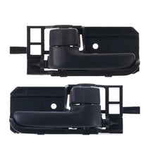 Load image into Gallery viewer, 2 pc FRONT = REAR LEFT + RIGHT Door Handle Inner Black for Toyota Corolla 01-07