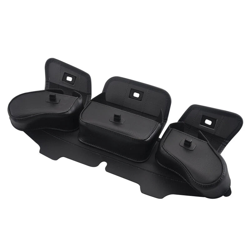 3 Pouch Pocket Fairing Windshield Bag For Harley Electra Street Glide Touring ST