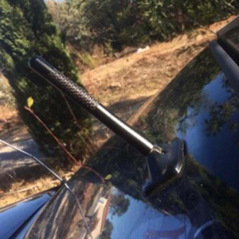 Universal 4.7" Short Car Antenna AM/FM Mini Roof Aerial Copper Core