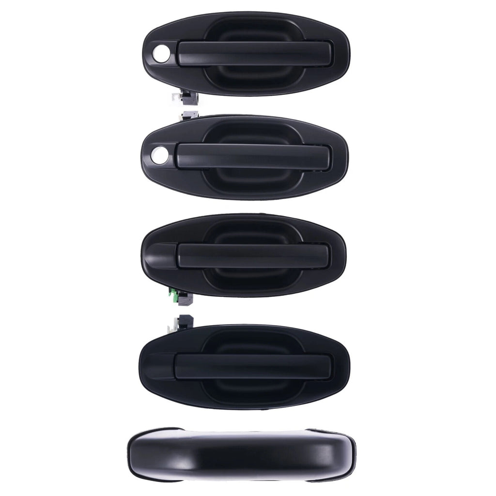 5pc Front Rear Right Left & Tailgate Outer Door Handle For Hyundai Santa Fe SM