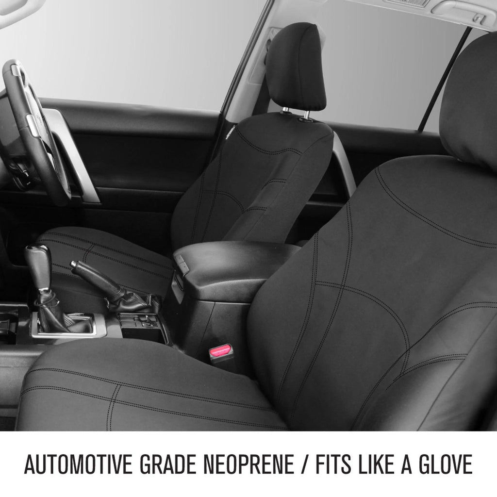 Sperling Getaway Neoprene Front Black - Black Stitch Seat Covers Suits Jimny ...