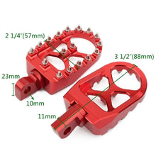 Load image into Gallery viewer, Wide Foot Peg MX Style for Harley Dyna Sportster Iron 883 1200 for Fatboy Bobber