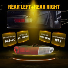 Load image into Gallery viewer, Pair Rear Bumper Light Brake Lamp For Mitbubishi Pajero NP 2002-2006 Red White