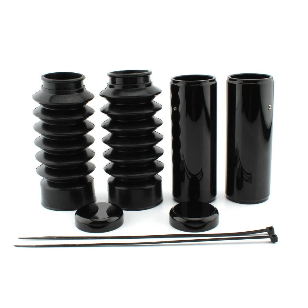 Black Front Full Fork Cover Set For Harley for Sportster X48 XL1200X 2016-2022 S