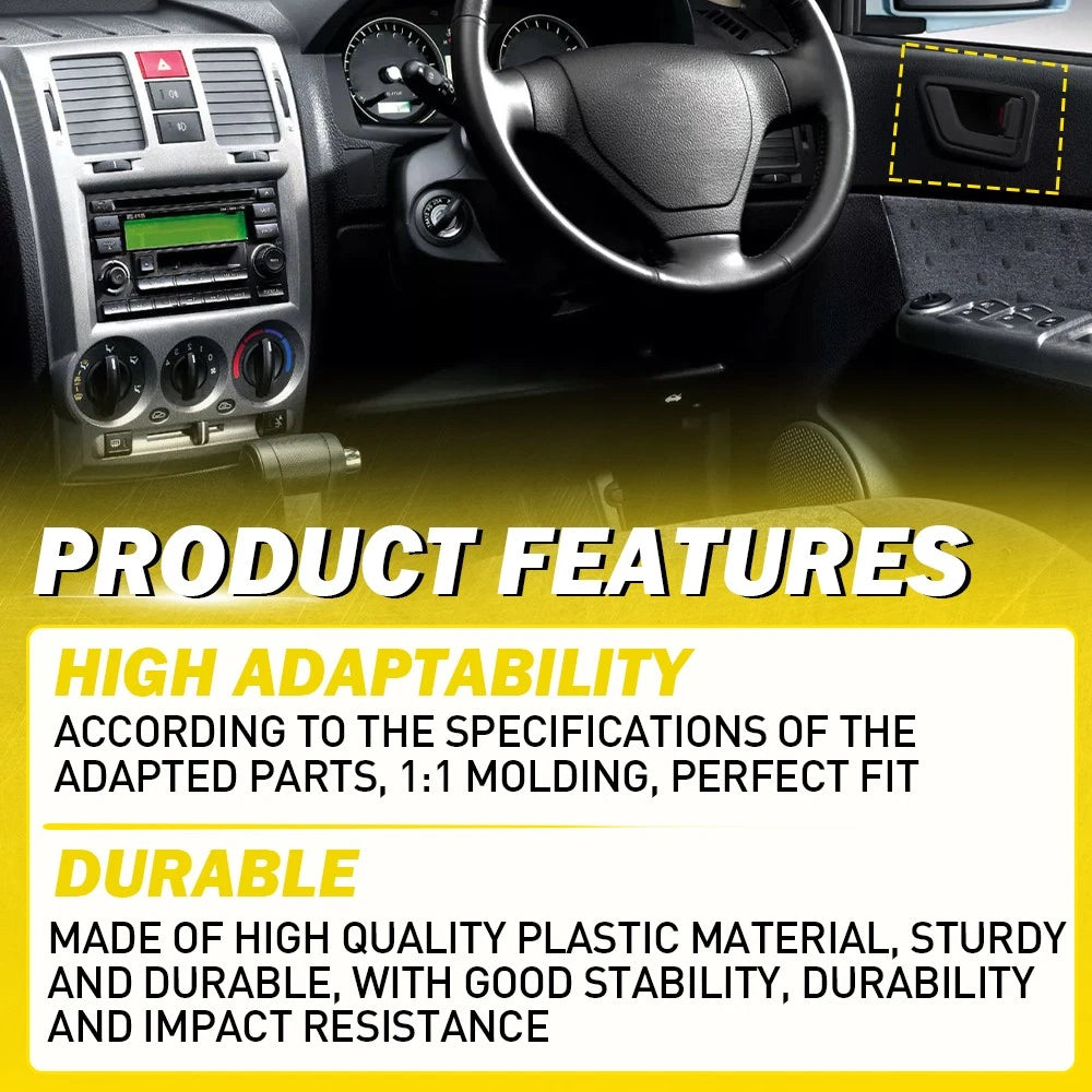 Left Right Car Inner Door Handle Replacement for Hyundai Getz Hatchback 2002‑11
