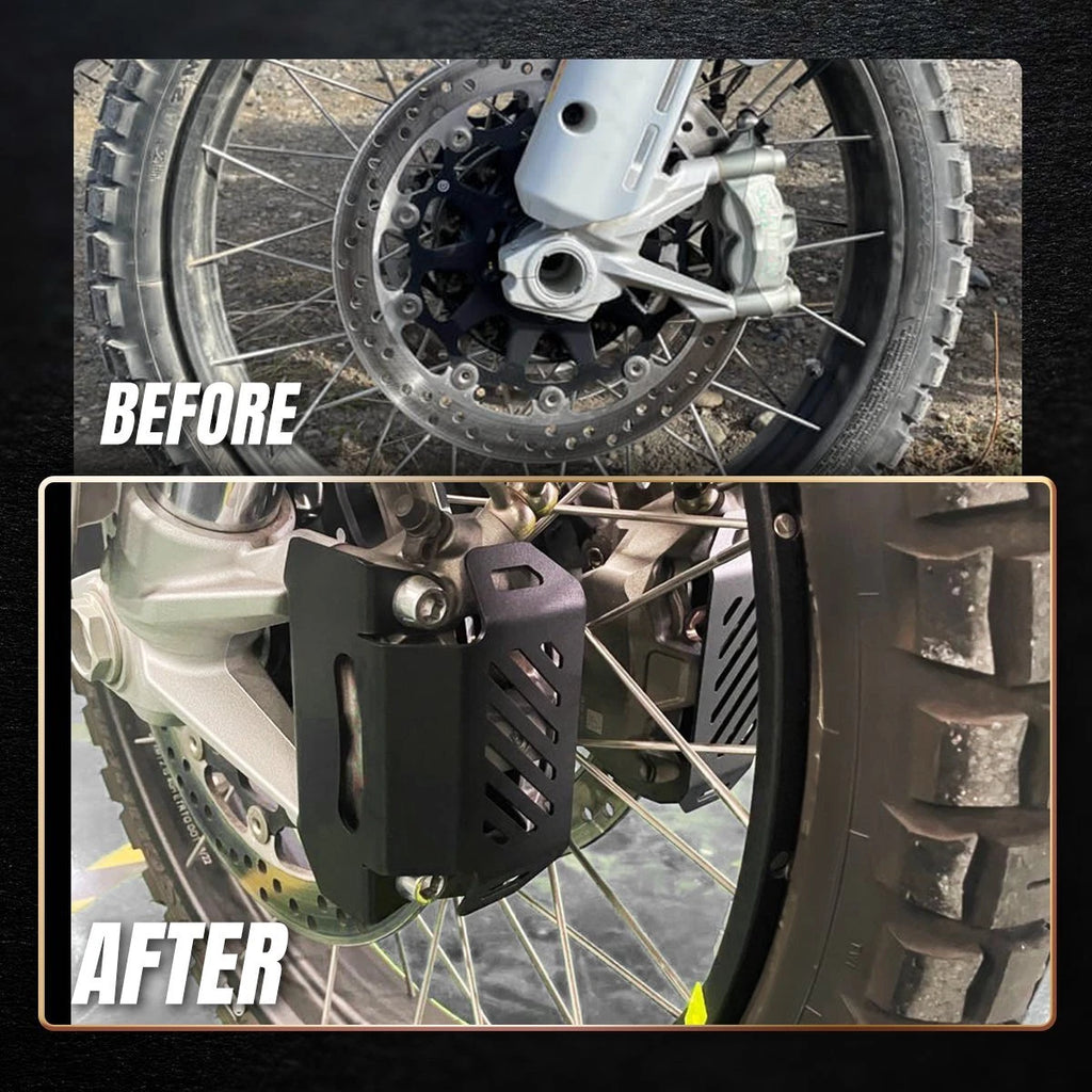 Anodized Black Front Brake Caliper Guards Protect Cover For Ducati DesertX 2022+