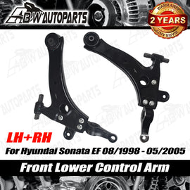 2PCS Front Lower Control Arm Left & Right For Hyundai Sonata EF 08/1998-05/2005