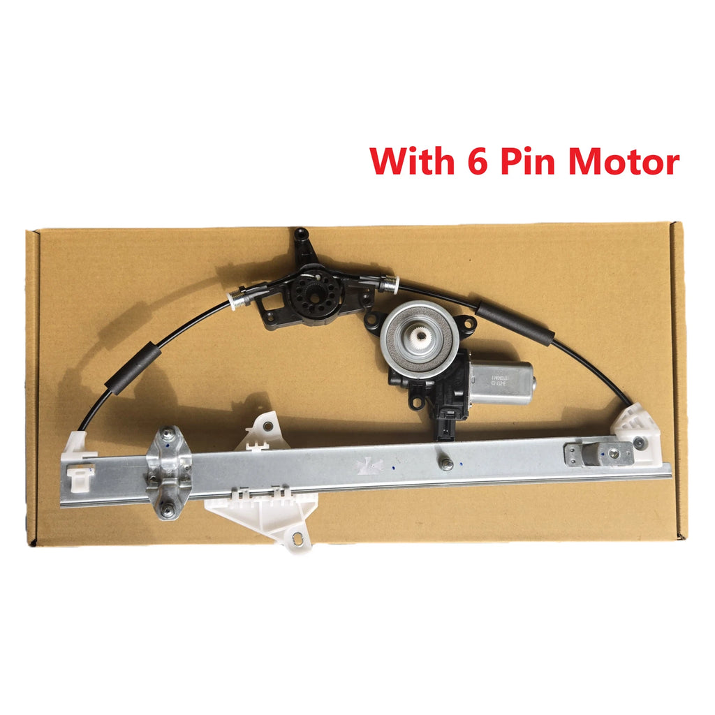 Front Right Electric Window Regulator W/6 Pin Motor for Mazda 2 DJ/DL 14-Current