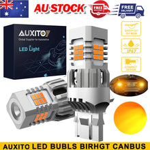 Load image into Gallery viewer, Pair 24smd T20 7443 7440 LED Amber Turn Signal Light BULBS GLOBE Waterproof NEW