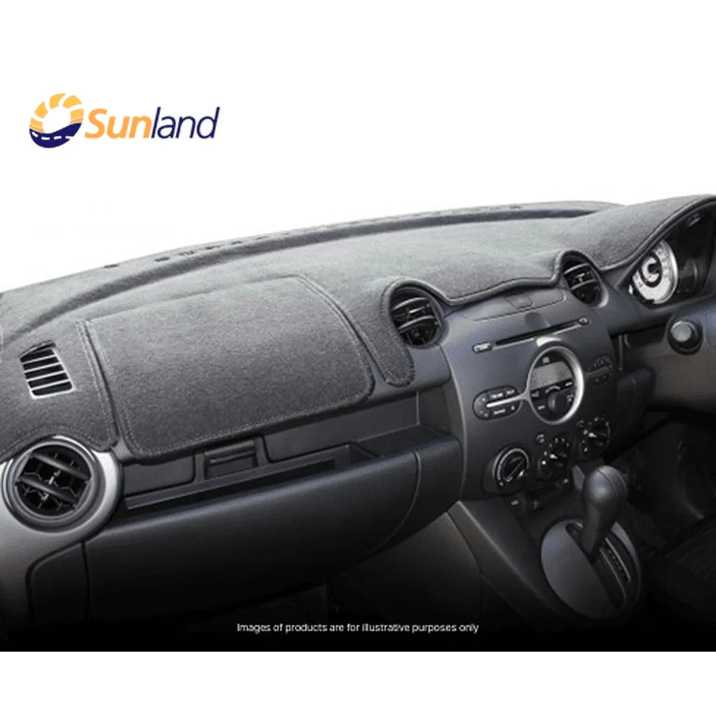 Sunland custom-fit charcoal dashmat for Proton Jumbuck GLi/GL/Si 2/03+