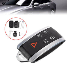 Load image into Gallery viewer, 5 Buttons Uncut Remote Key Cover Case Fob Repaace For Jaguar XF XK XKR S X Type