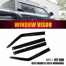Load image into Gallery viewer, Luxury Weather Shield Weathershield Wind Deflectors for BYD Shark 6 2025-Onwards