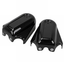Load image into Gallery viewer, Black Rear Axle Cover Bar Shield Swingarm Cap Fit For Harley Softail FLSTC FLSTN
