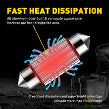 Load image into Gallery viewer, 2/4/8X Canbus LED Car Interior Light Festoon C5W C10W 36mm White Side Wedge A