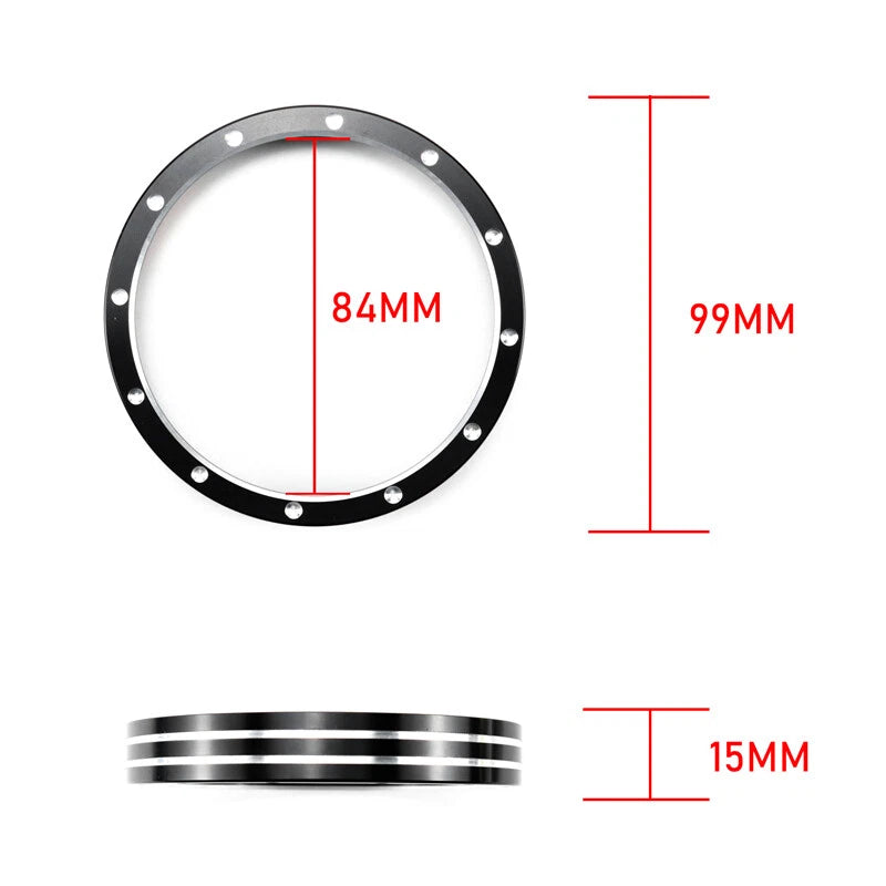 Speedometer Gauge Bezel Trim Ring For Harley Sportster 883 1200 Bob Low Rider ST