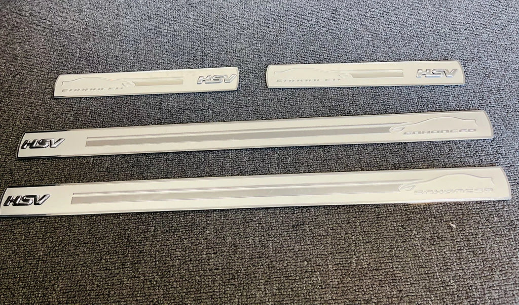 HSV Enhance Door scuff badge plate for VE VF Holden Commodore