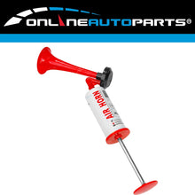 Load image into Gallery viewer, Hand Held Push Pump Up Air Horn No Gas Required Signal Sport Boating Fun Warning