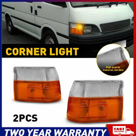 2x LH RH Front Head Light Corner Lamp Indicator For Toyota Hiace Van 1989~2005