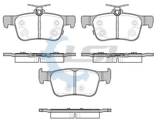 Rear Brake Pads and Disc Rotor Set for Honda Civic FC1 & FK4 1.5L 2016-2021
