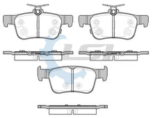 Load image into Gallery viewer, Rear Brake Pads and Disc Rotor Set for Honda Civic FC1 &amp; FK4 1.5L 2016-2021