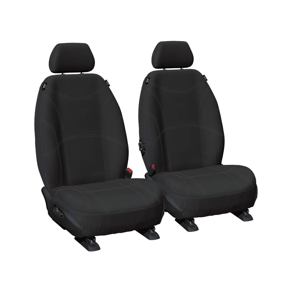 Sperling Getaway Neoprene Front Black - Silver Stitch Seat Covers Suits Pathf...