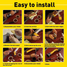 Load image into Gallery viewer, Gold Foil Heat Insulating Tape Wrap Hose Reflective Adhesive Shield 50mm X 10m