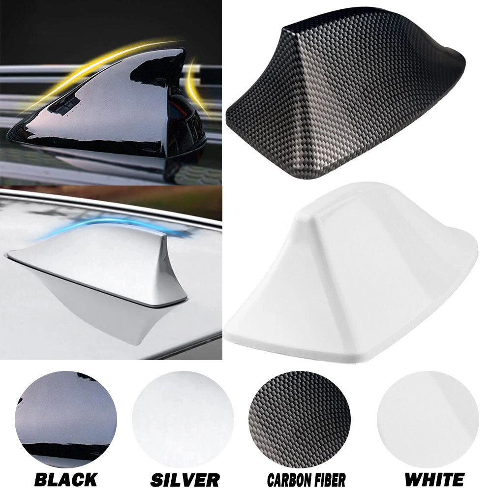 Universal Car Roof Aerial Radio AM/FM Shark Signal Fin Antenna Arial ABS