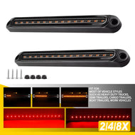 2-8x LED Tail Lights UTE Stop Brake Indicator Reverse Slim Truck Trailer Light