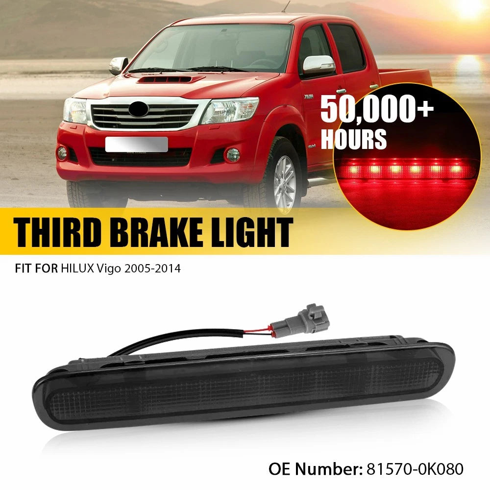 Red Smoked LED Tail Light Tailgate Brake Lamp For HILUX Vigo 05-14 81570-0K080 A