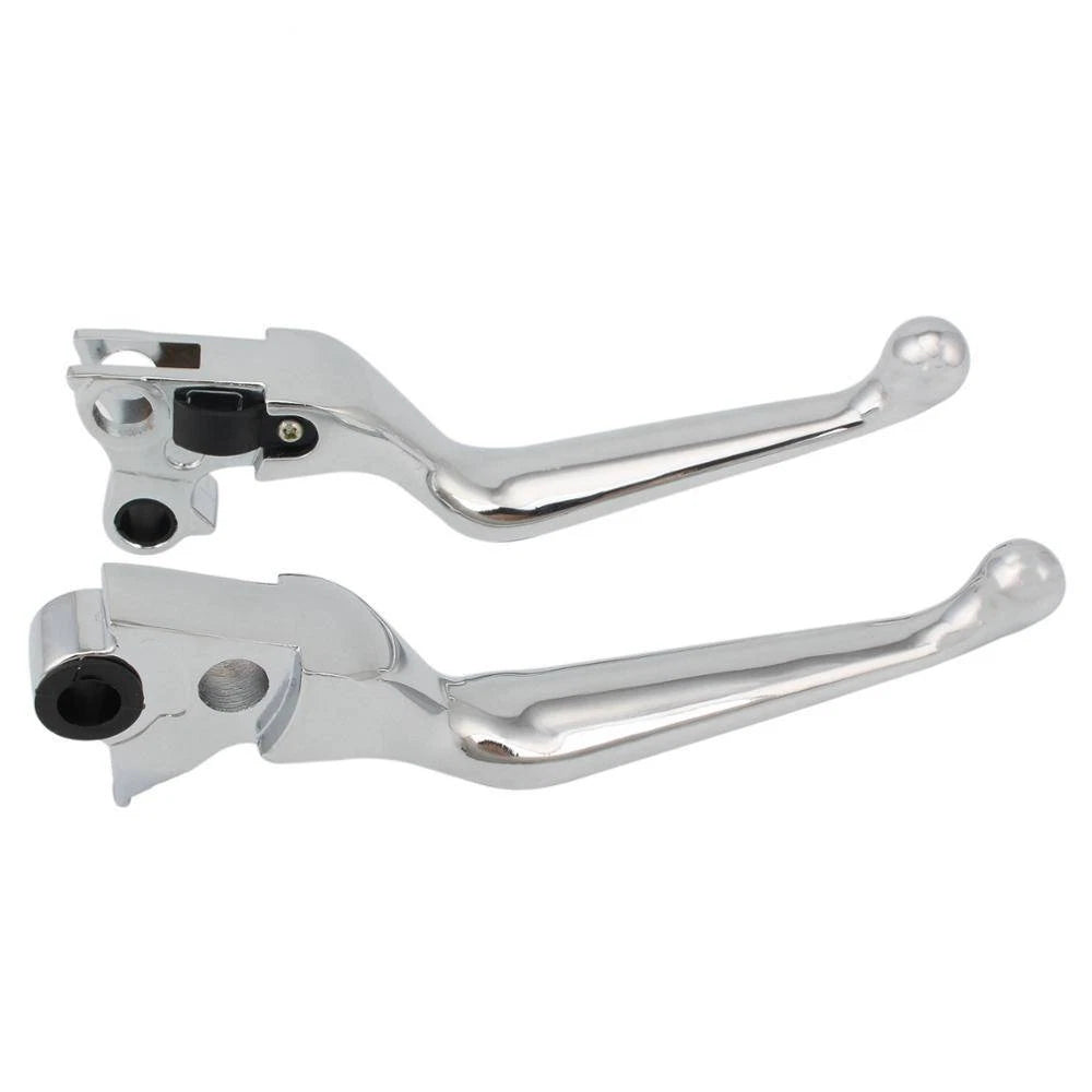 Clutch Brake Chrome Lever Levers for Harley Softail Sportster XL 883 1200 Dyna S