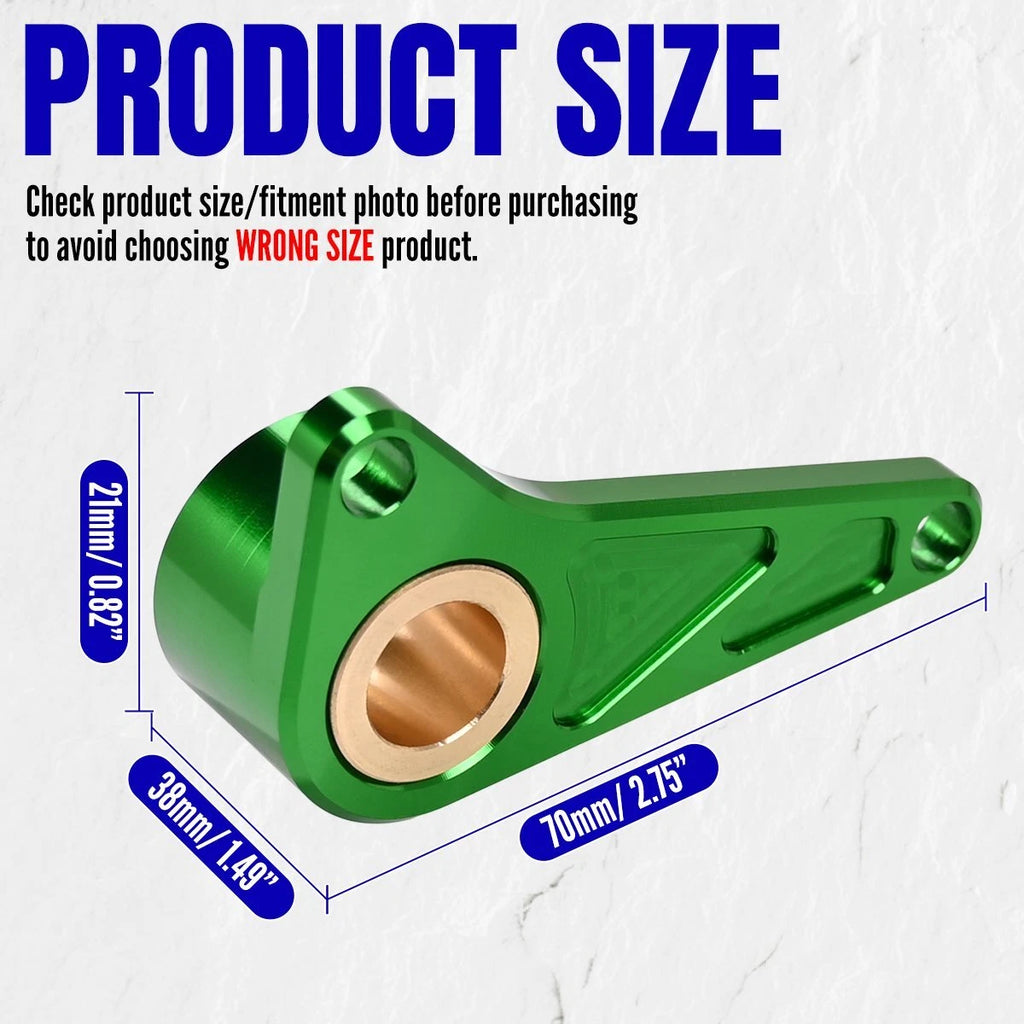 Green Aluminum Shift Shaft Brace Shifter Support For Kawasaki KLX110/KLX110L 05+
