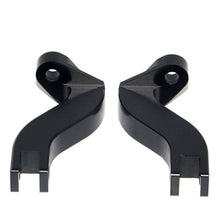 Load image into Gallery viewer, Pair Passenger Foot Peg Mounts Brackets Black For Harley Touring FLHT 93-2023 ST