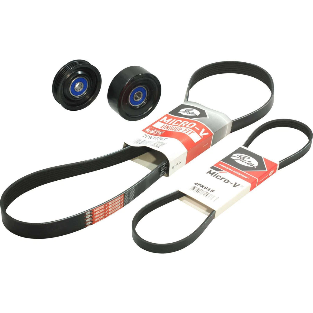 Fan Belt Kit with Pulleys for Nissan Navara D40 YD25DDTi 2.5L Diesel 2005-2009