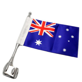 For Honda Goldwing GL1800 Motorcycle Rear Pole AU Australia Flag 2001-2011 ST