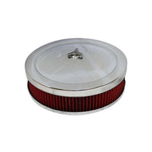 Load image into Gallery viewer, Autotecnica 9In Carburettor Air Filter With Chrome Top &amp; Normal Base HFL9C